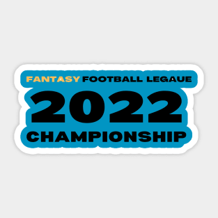 FANTASY FOOTBALL LEAGUE 2022 CHAMPIONSHIP Sticker